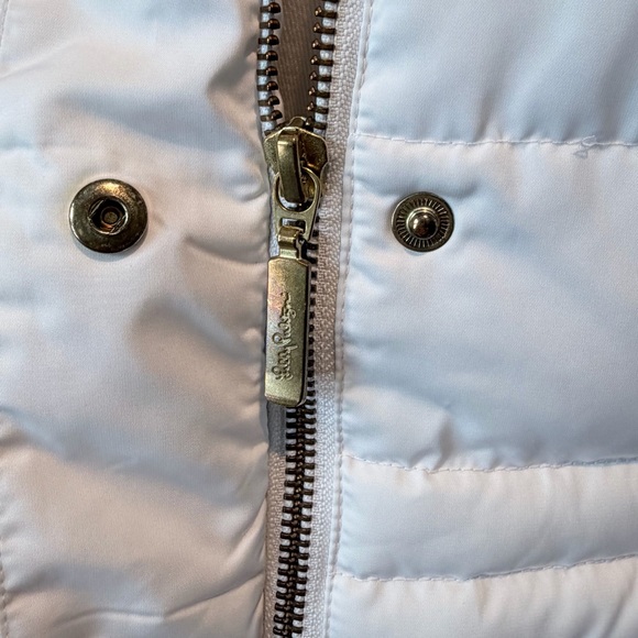 Lilly Pulitzer Isabella Puffer White Quilted Vest - Picture 11 of 12